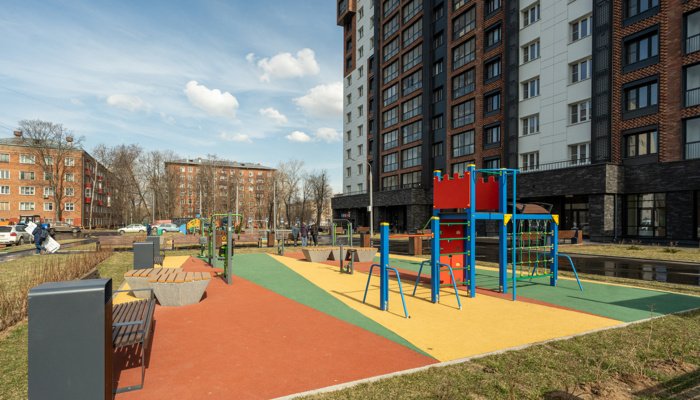 По реновации в САО оборудовали около домов более 15 спортплощадок