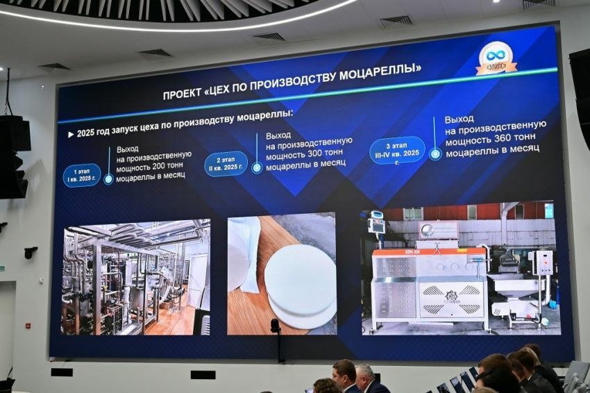 В Башкирии открыт молочный завод “Элипсмол”