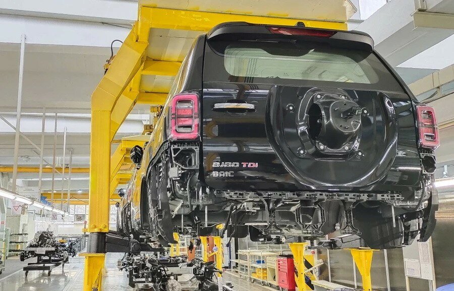 �������� �������� ������������ ������� ������������ BAIC BJ60