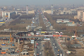 Движение по Пулковскому шоссе ограничено до 9 апреля