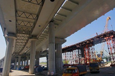 Звенигородский путепровод в Москве реконструируют к сентябрю