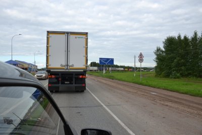Серьезные затруднения в движении на трассе М7 возле Мензелинска