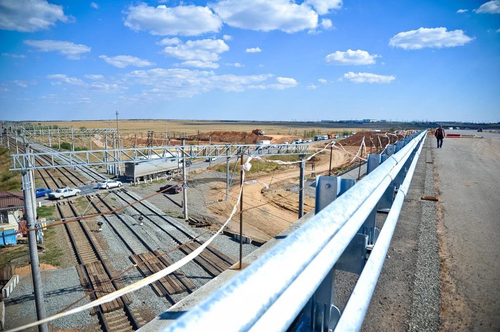 Путепровод на трассе М-21 в Волгограде готов на 70%