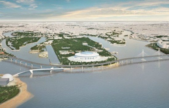Власти Петербурга обещают сдать мост в створе Яхтенной улицы к Кубку конфедераций в 2017 году