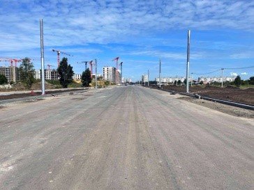В Омске за счёт инфраструктурных бюджетных кредитов строят дороги в новых микрорайонах