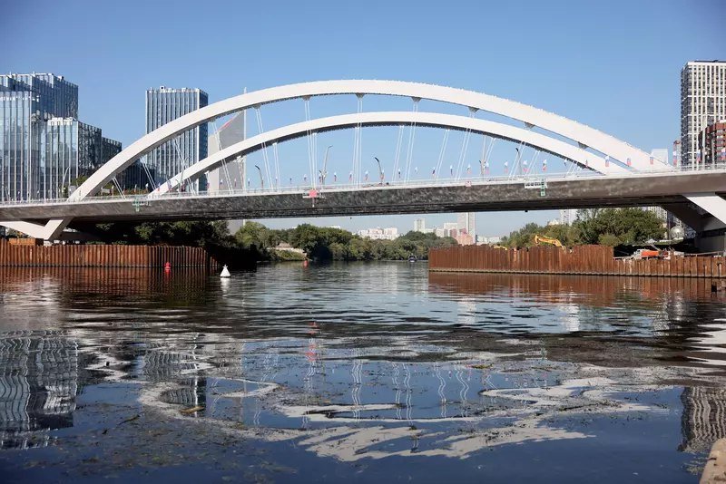 Открыт мост через Москву-реку между Шелепихинской набережной и Филевской поймой
