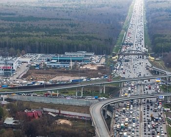 Мэр Москвы дал старт трафику на развязке МКАД с Каширкой