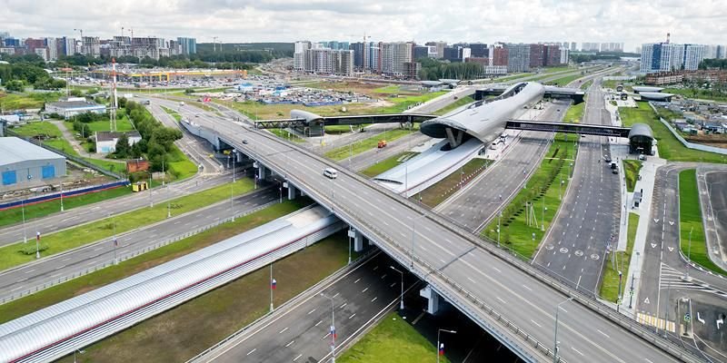 За 2024 год в Москве построили 100 километров дорог